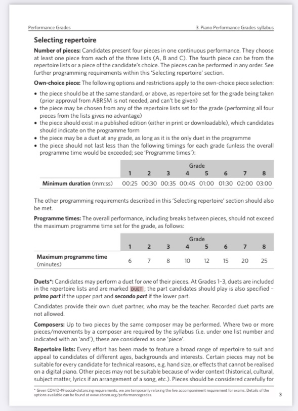 ABRSM制限時間４