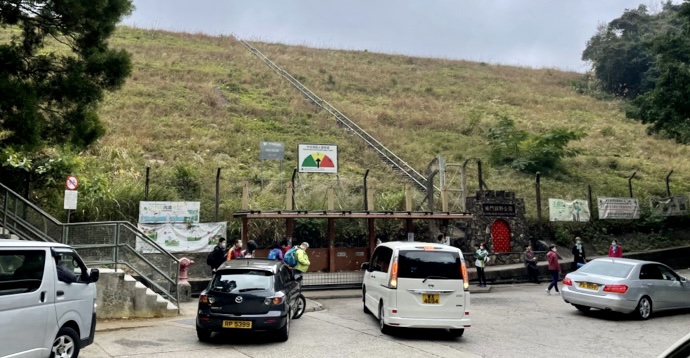 大帽山沢登りミニバス終点