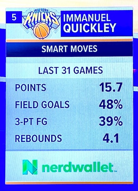 NYK22−23gm63クイックリースタッツ