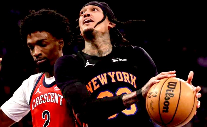 ニックス対ペリカンズ ジョーダン・クラークソン